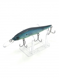 Blue and Green Jerkbait on stand